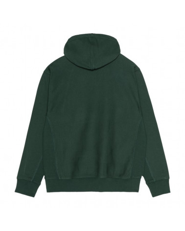 Carhartt Wip Felpa Hooded American Script Sweat Grove