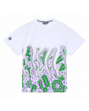 Octopus T-Shirt Letterz Tee White