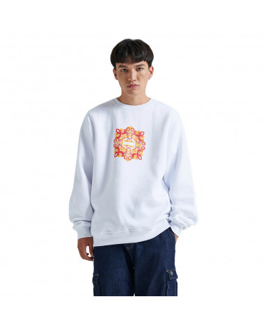 Dolly Noire Felpa Logo Maiolica White/Red