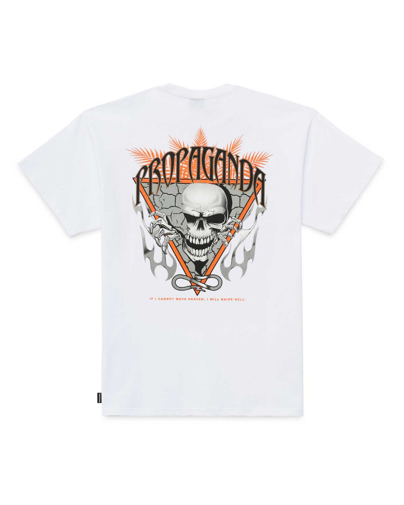 Propaganda T-Shirt Skeleton Tee White