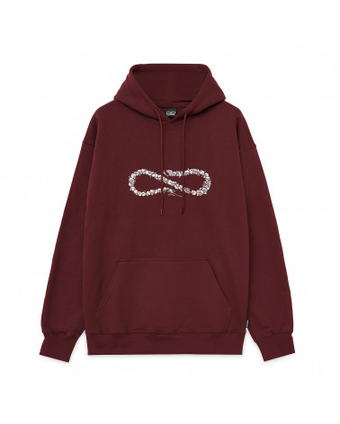 Propaganda Felpa Xv Bones Hoodie Burgundy