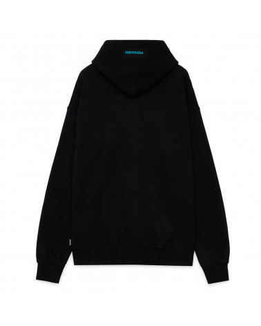 Propaganda Sweatshirt Logo Acqua Hoodie Black