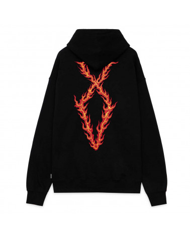 Propaganda Sweatshirt Xv Flame Hoodie Black