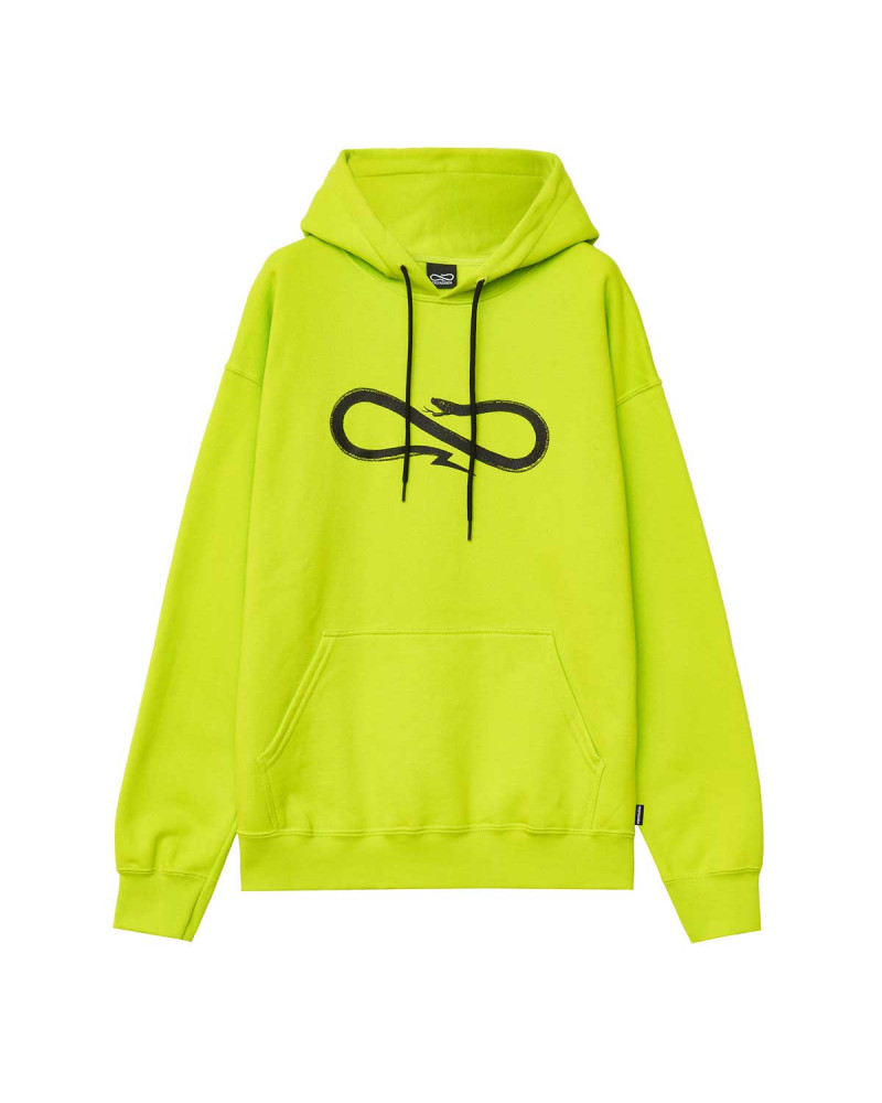 Propaganda Sweatshirt Logo Hoodie Lime