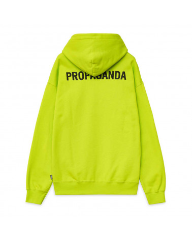 Propaganda Sweatshirt Logo Hoodie Lime