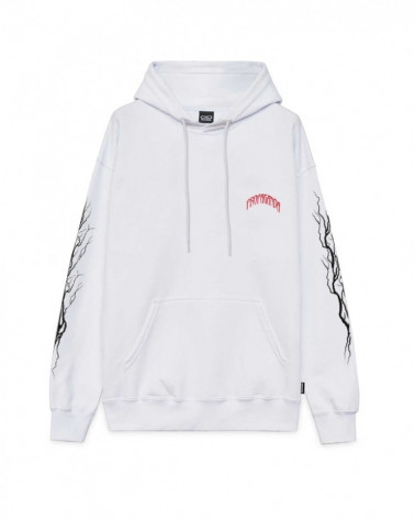 Propaganda Sweatshirt Wolf Hoodie White