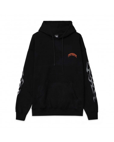 Propaganda Sweatshirt Skeleton Hoodie Black