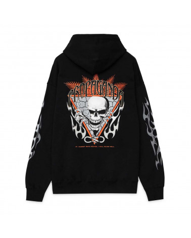 Propaganda Sweatshirt Skeleton Hoodie Black