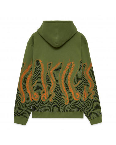 Octopus Felpa Fingerz Hoodie Army