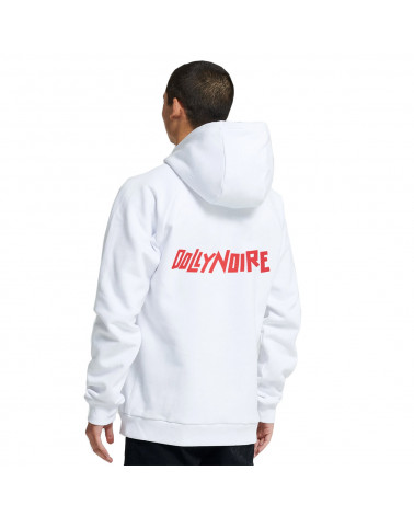 Dolly Noire Felpa Logo DLYNR Hoodie White