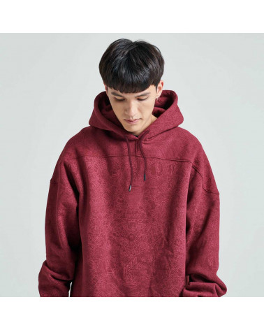 Dolly Noire Felpa Inferno Hockey H Urban Over Bordeaux