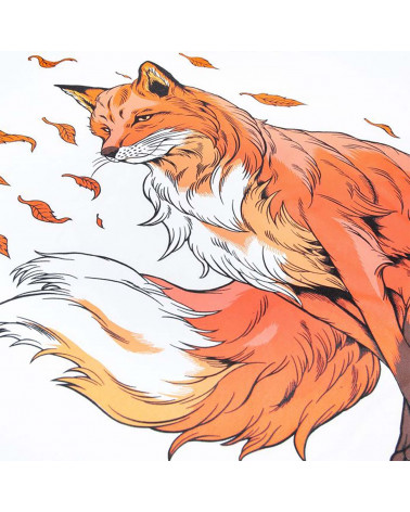 Dolly Noire Felpa Volpe Hoodie White