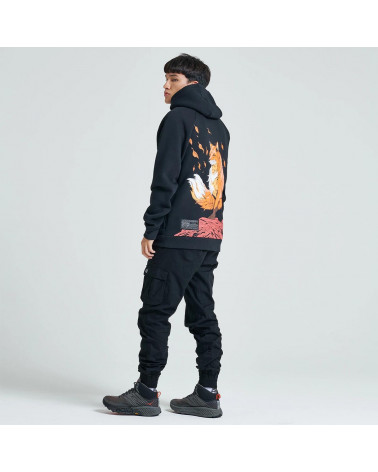 Dolly Noire Felpa Volpe Hoodie Black