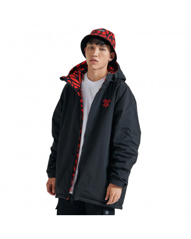 Dolly Noire Giacca Bosco Pattern Jacket Hoodie Zip