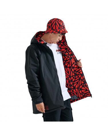 Dolly Noire Giacca Bosco Pattern Jacket Hoodie Zip