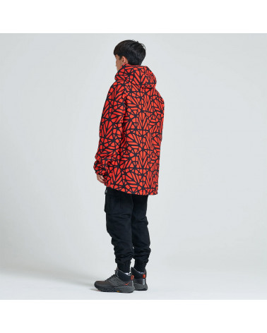 Dolly Noire Giacca Bosco Pattern Jacket Hoodie Zip