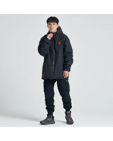 Dolly Noire Giacca Bosco Pattern Jacket Hoodie Zip