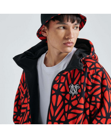 Dolly Noire Giacca Bosco Pattern Jacket Hoodie Zip