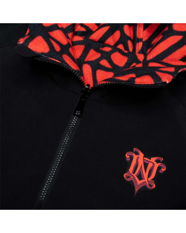 Dolly Noire Giacca Bosco Pattern Jacket Hoodie Zip