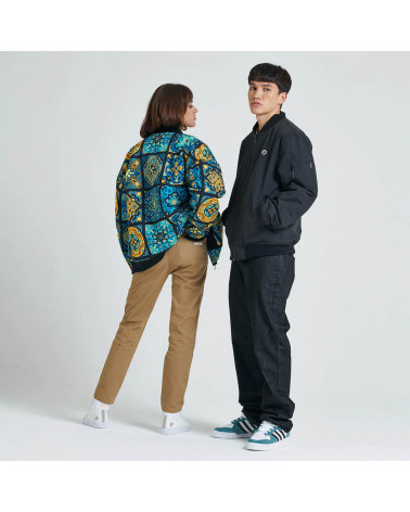 Dolly Noire Giacca Maioliche Pattern Jacket Bomber