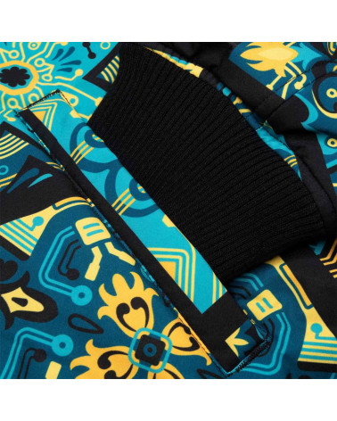 Dolly Noire Giacca Maioliche Pattern Jacket Bomber