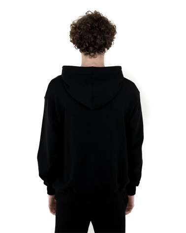 Phobia Sweatshirt Black Hoodie Orange/Yellow Lightning