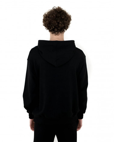 Phobia Sweatshirt Black Hoodie Blue Lightning