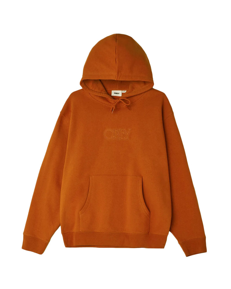Obey Felpa Regal Poolover Hood Ginger