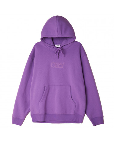 Obey Felpa Regal Poolover Hood Orchid