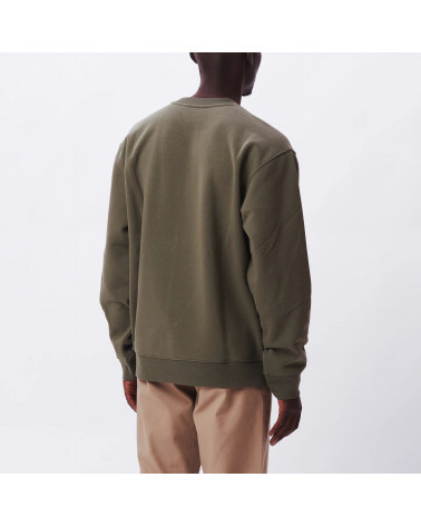 Obey Felpa Mini Box Logo Crew Speciality Fleece Thyme