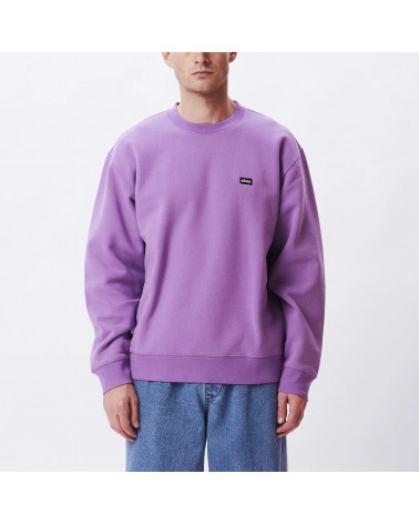 Obey Felpa Mini Box Logo Crew Speciality Fleece Orchid