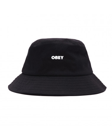 Obey Bold Twill Bucket Hat Black