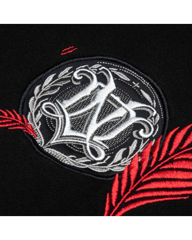 Dolly Noire Felpa Vento del Nord Hockey Crewneck Over Black