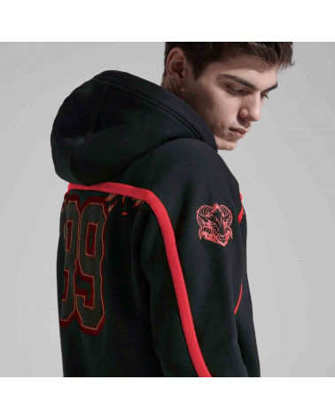 Dolly Noire Sweatshirt GOAT Hockey Hoodie Sport Oversize Red