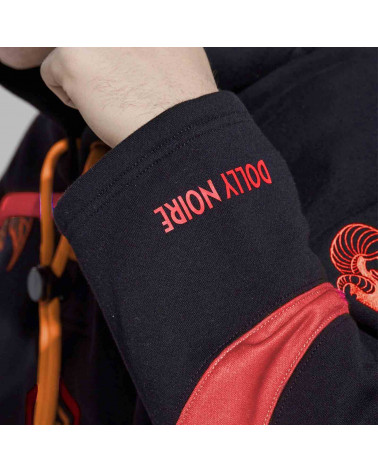 Dolly Noire Felpa GOAT Hockey Hoodie Sport Oversize Red