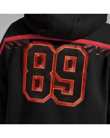 Dolly Noire Felpa GOAT Hockey Hoodie Sport Oversize Red