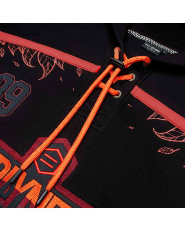 Dolly Noire Felpa GOAT Hockey Hoodie Sport Oversize Red