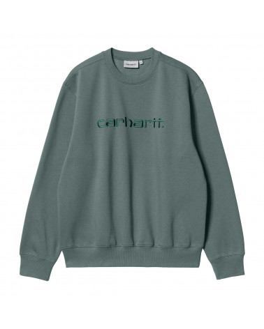 Carhartt Wip Felpa Carhartt Sweatshirt Eucalyptus/Frasier