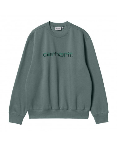 Carhartt Wip Felpa Carhartt Sweatshirt Eucalyptus/Frasier