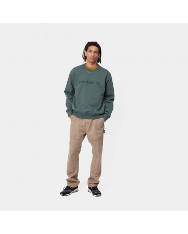 Carhartt Wip Carhartt Sweatshirt Eucalyptus/Frasier