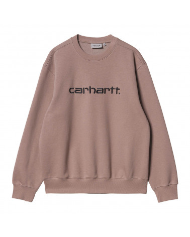 Carhartt Wip Carhartt Sweatshirt Earthy Pink/Black