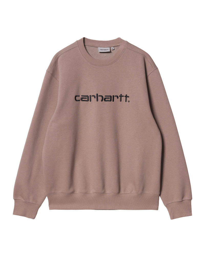 Carhartt Wip Carhartt Sweatshirt Earthy Pink/Black