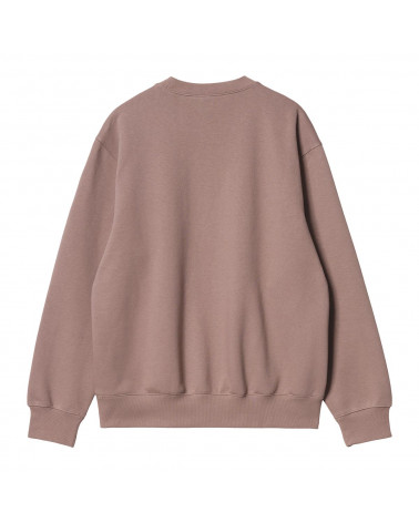Carhartt Wip Felpa Carhartt Sweatshirt Earthy Pink/Black