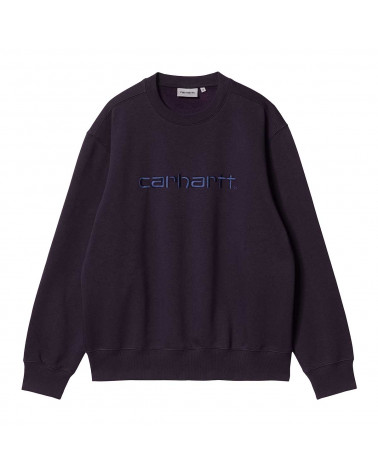Carhartt Wip Felpa Carhartt Sweatshirt Dark Iris/Cold Viola