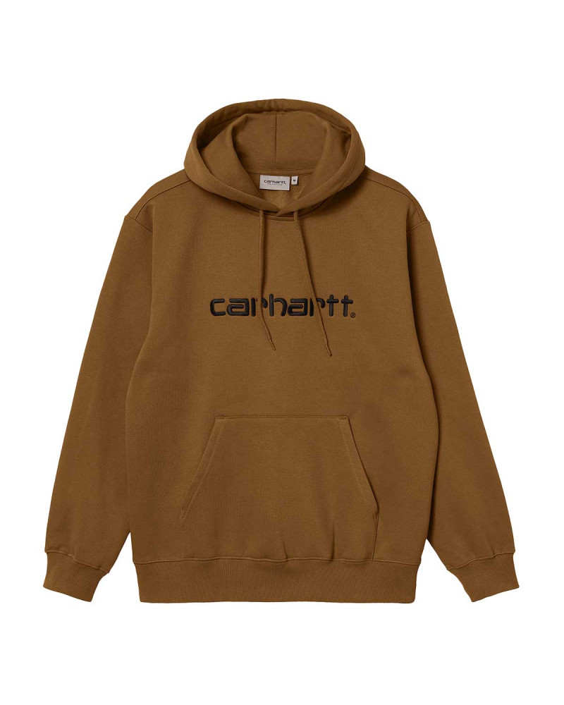 Carhartt Wip Felpa Hooded Carhartt Sweatshirt Hamilton Brown/Black