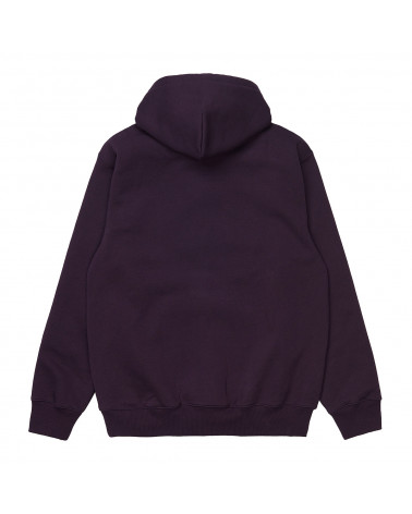Carhartt Wip Hooded Carhartt Sweatshirt Dark Iris/Cold Viola