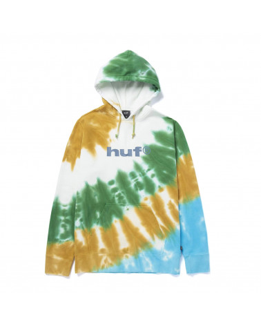 HUF Lo Fi Tiedye Po Hoodie Gold