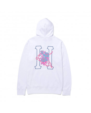 HUF Barb Wire Blassic H PO Hoodie White