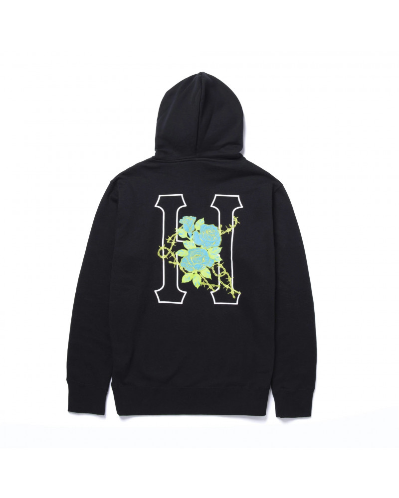 HUF Barb Wire Blassic H PO Hoodie Black