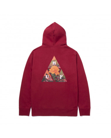 HUF New Dawn TT PO Hoodie Bloodstone